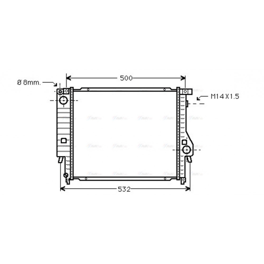 Image for AVA Cooling - Radiator