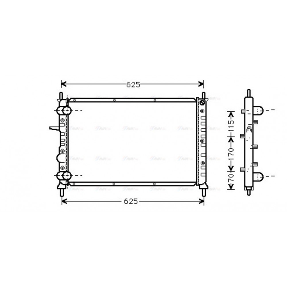 Image for AVA Cooling - Radiator