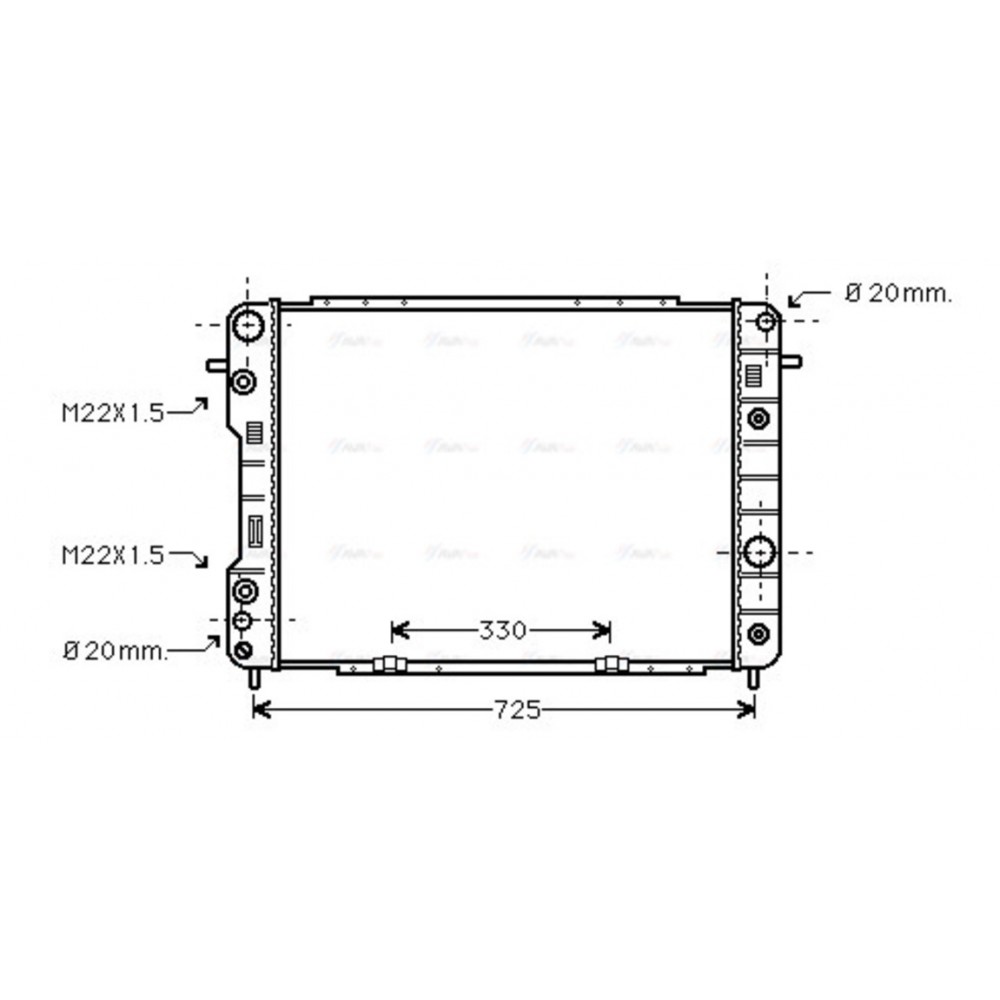 Image for AVA Cooling - Radiator