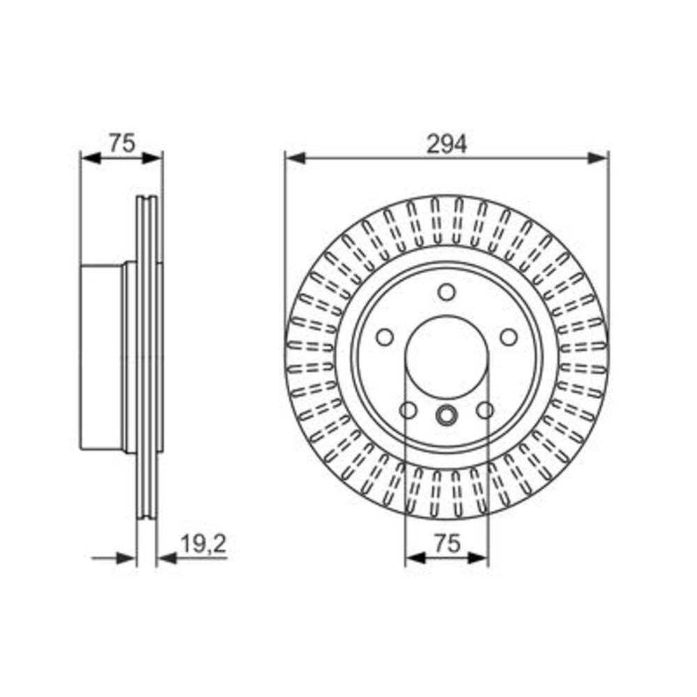 Image for Bosch Brake disc BD1510