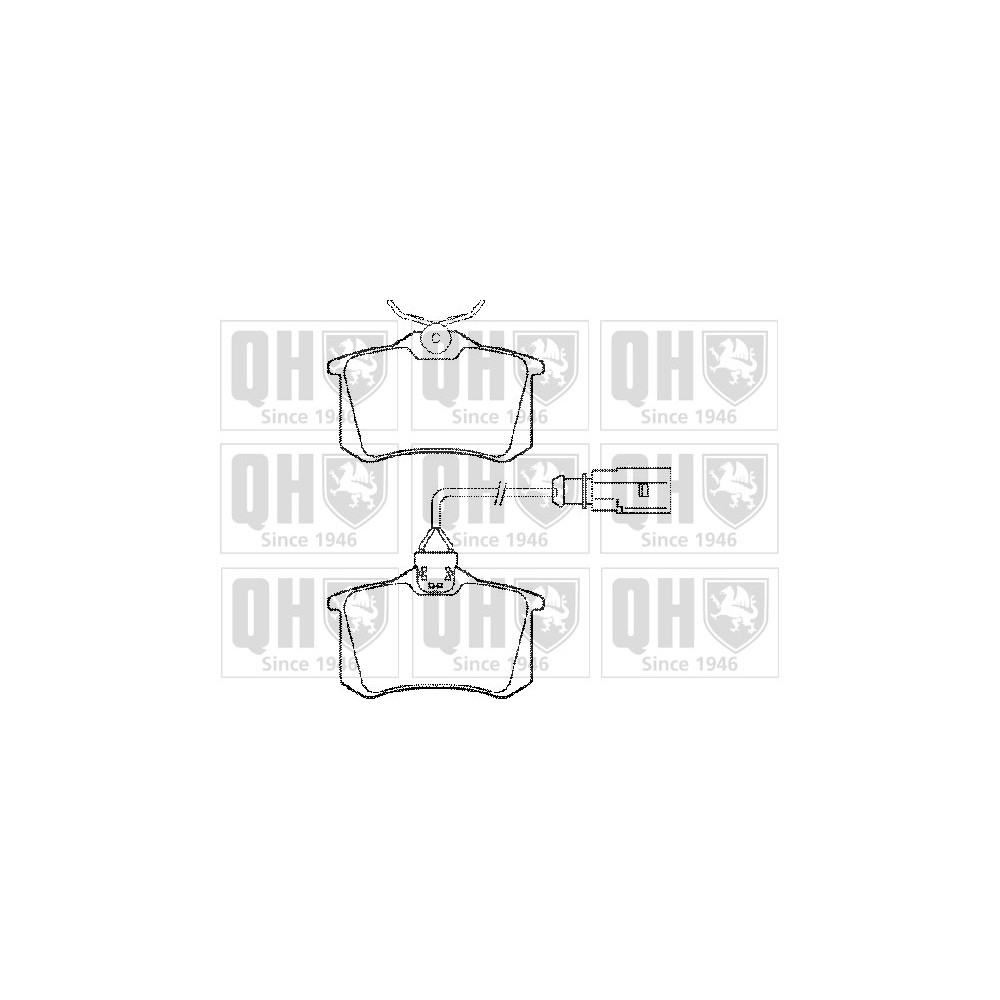 Image for QH BP1280 Brake Pad Set