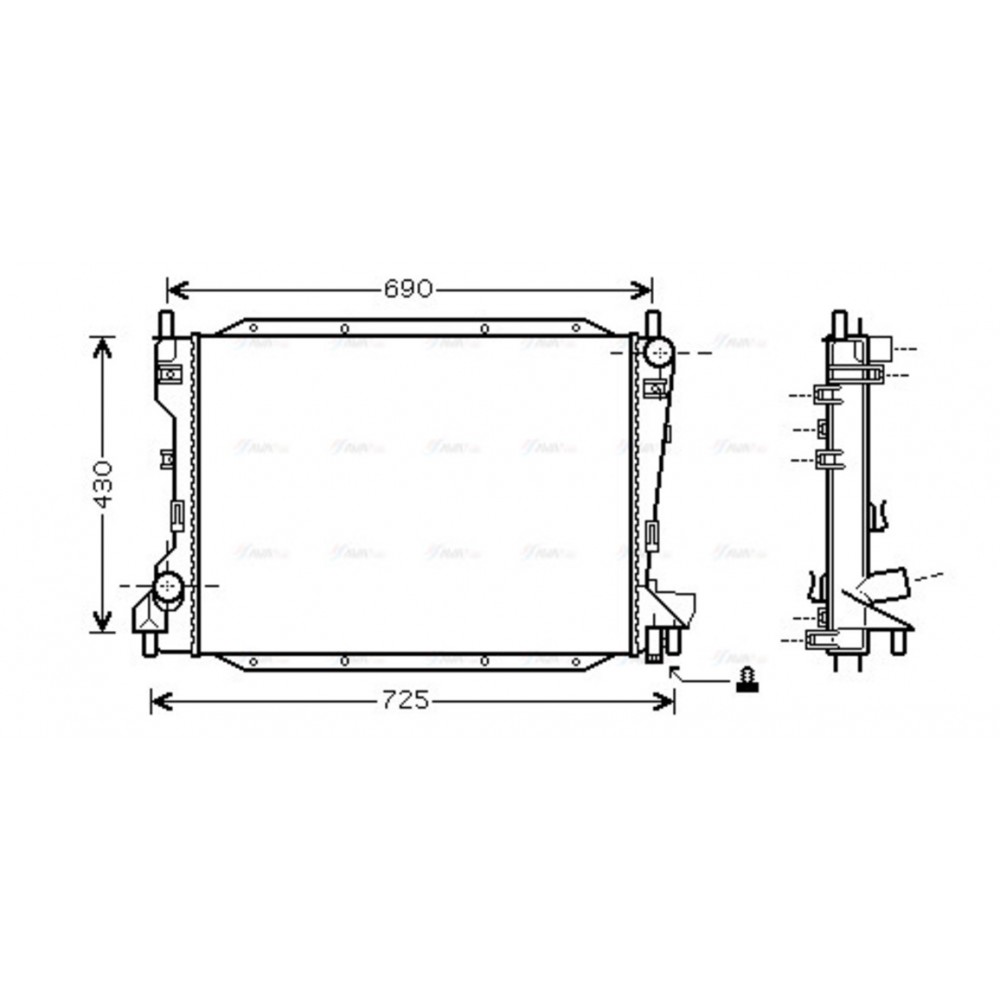 Image for AVA Cooling - Radiator