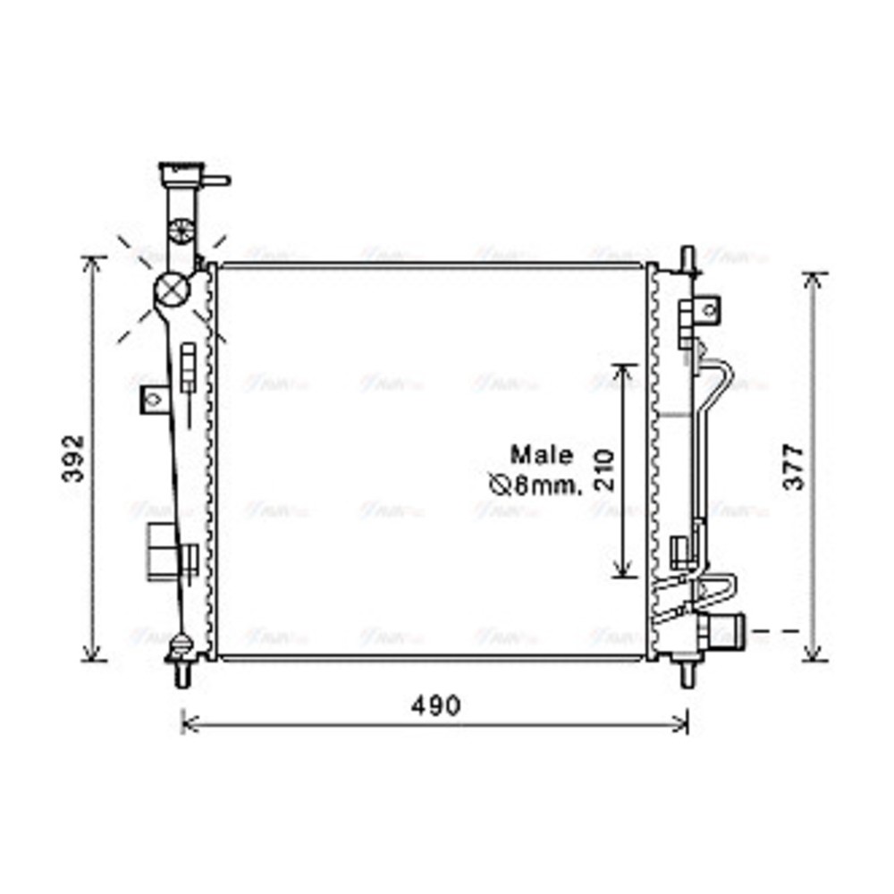 Image for AVA Cooling - Radiator