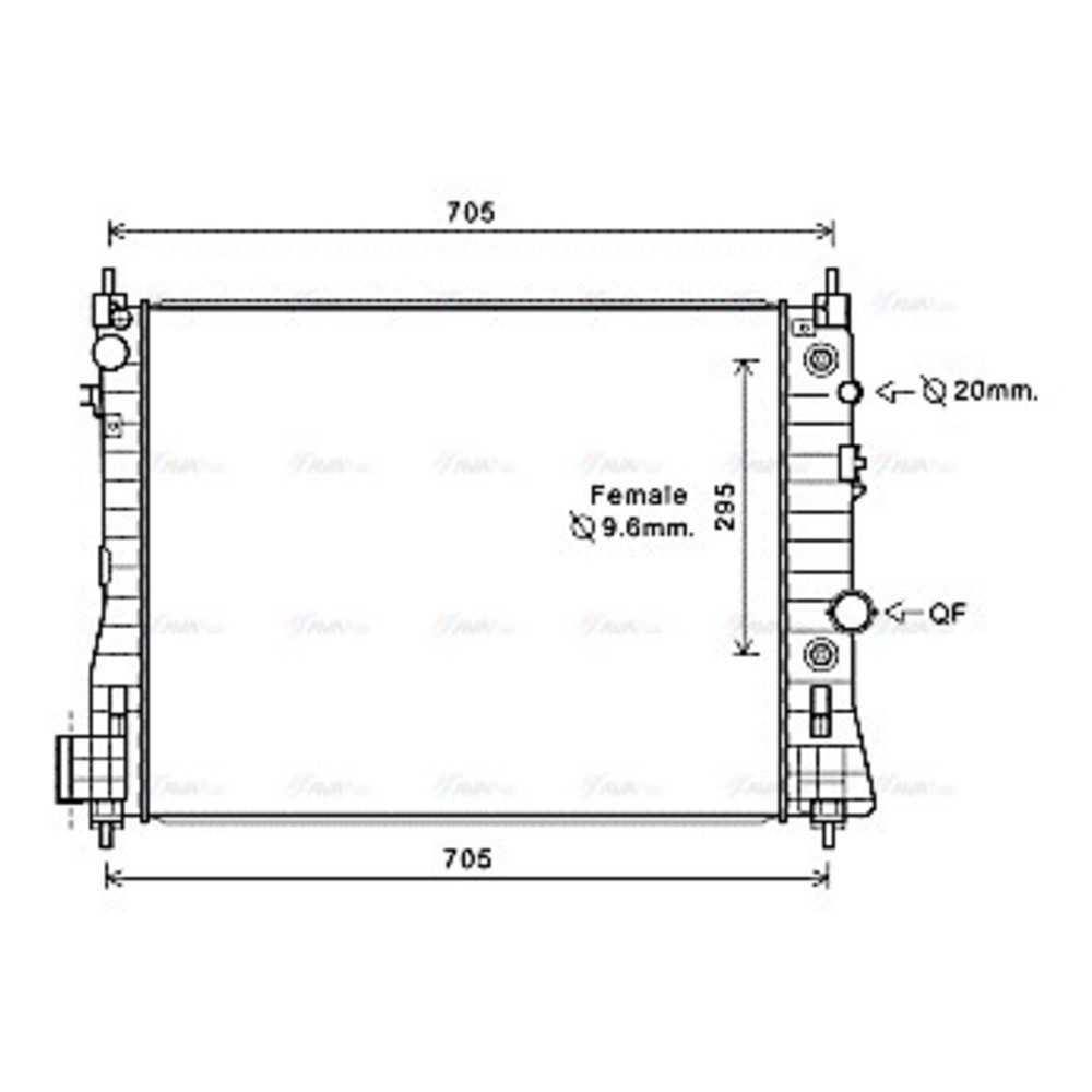 Image for AVA Cooling - Radiator