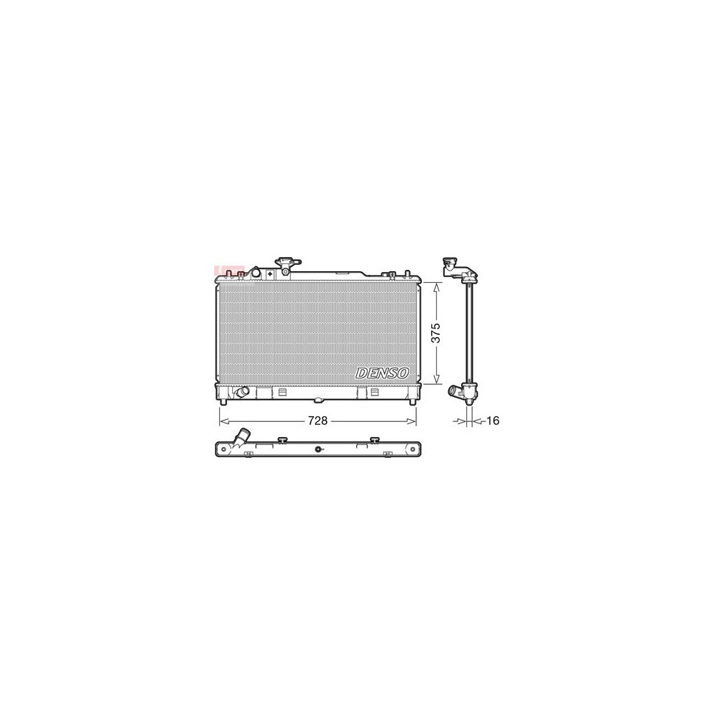 Image for Denso Radiator DRM44033