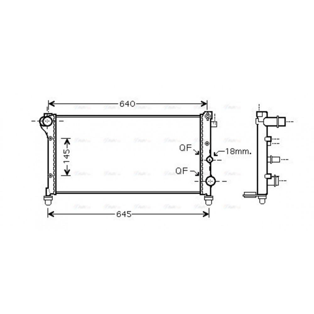 Image for AVA Cooling - Radiator