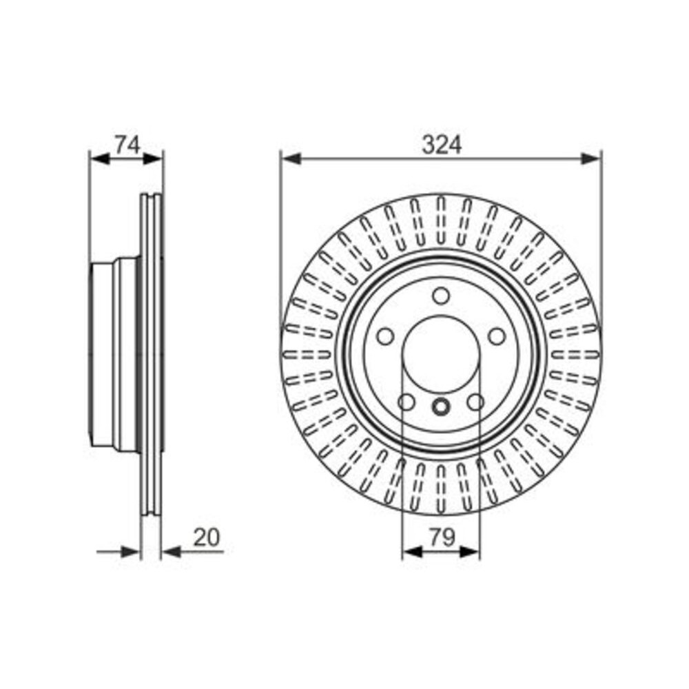 Image for Bosch Brake disc BD1511