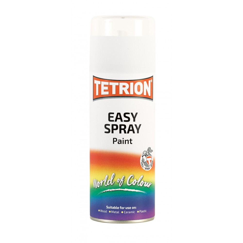 Image for Tetrion MWH406 Easy Spray Paint -Matt Wh