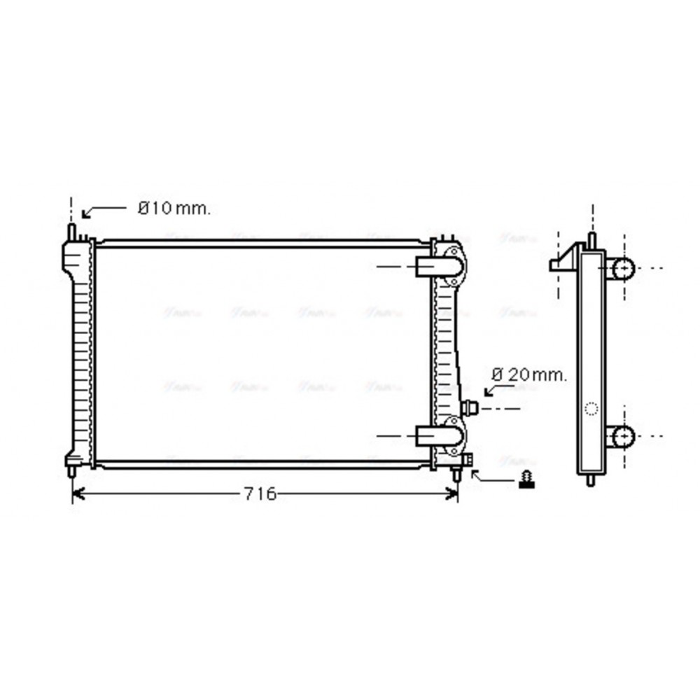 Image for AVA Cooling - Radiator