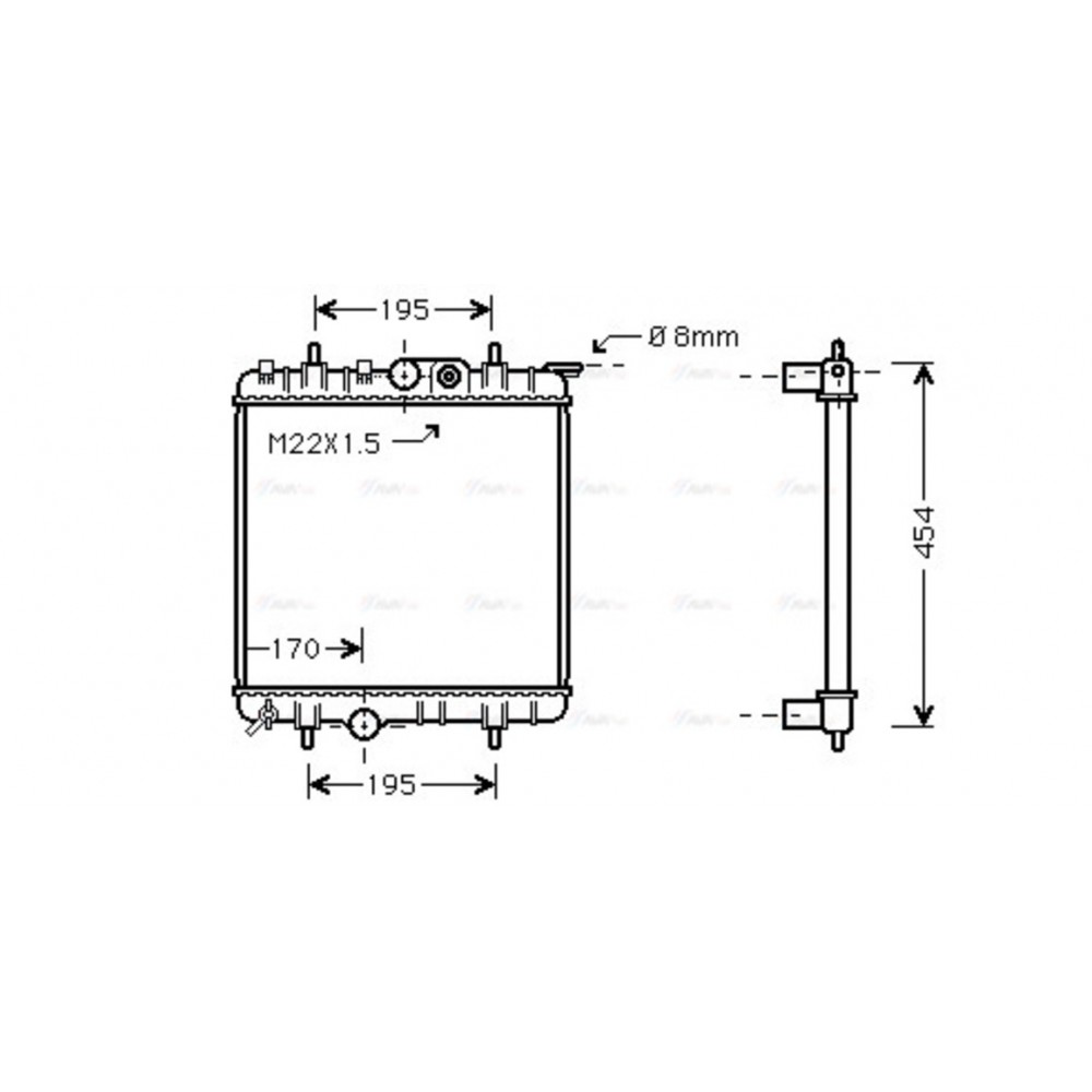 Image for AVA Cooling - Radiator