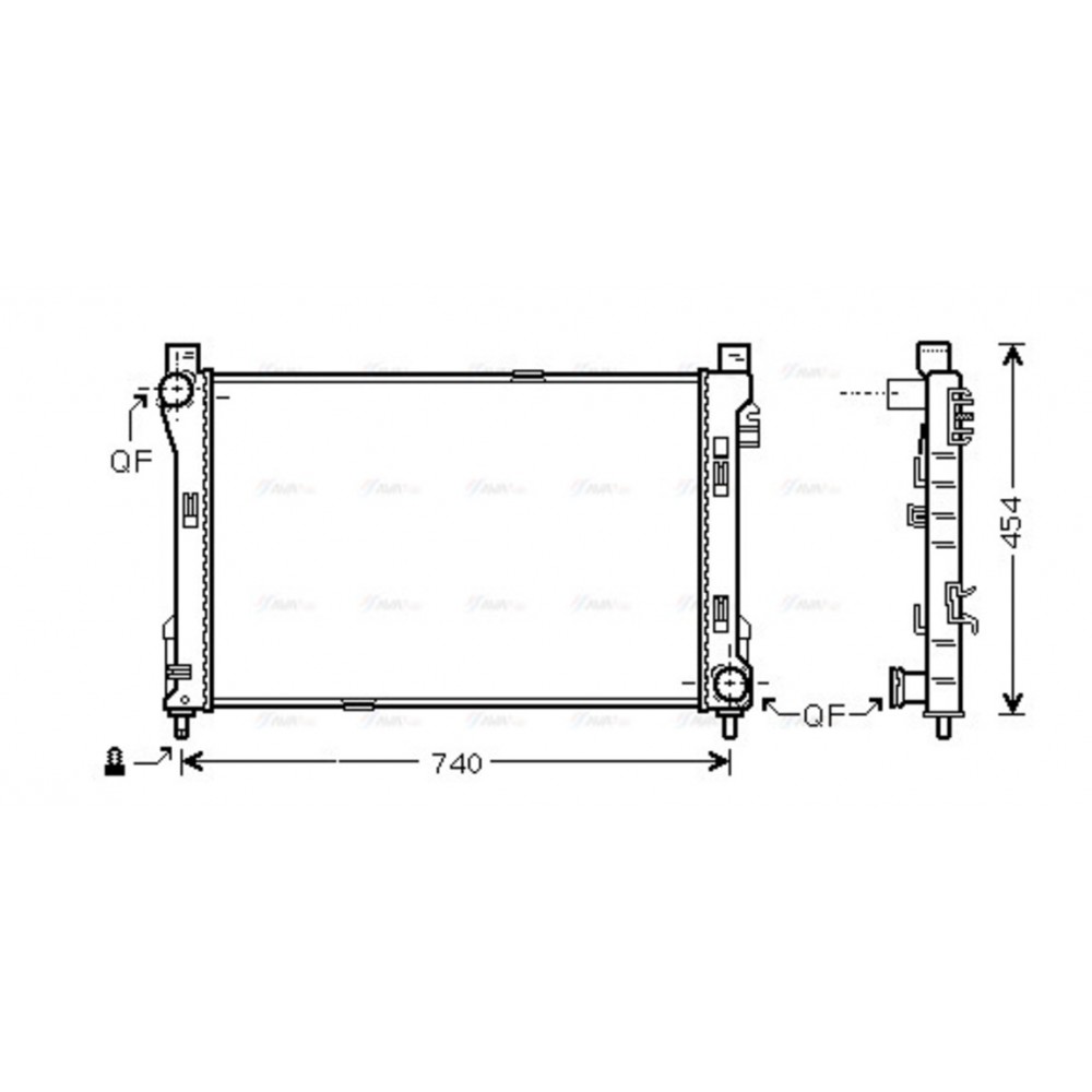 Image for AVA Cooling - Radiator