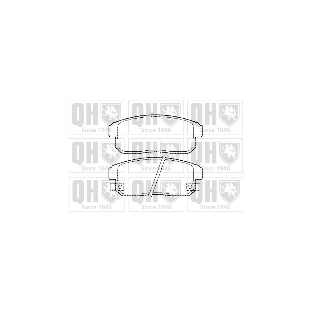 Image for QH BP1472 Brake Pad Set