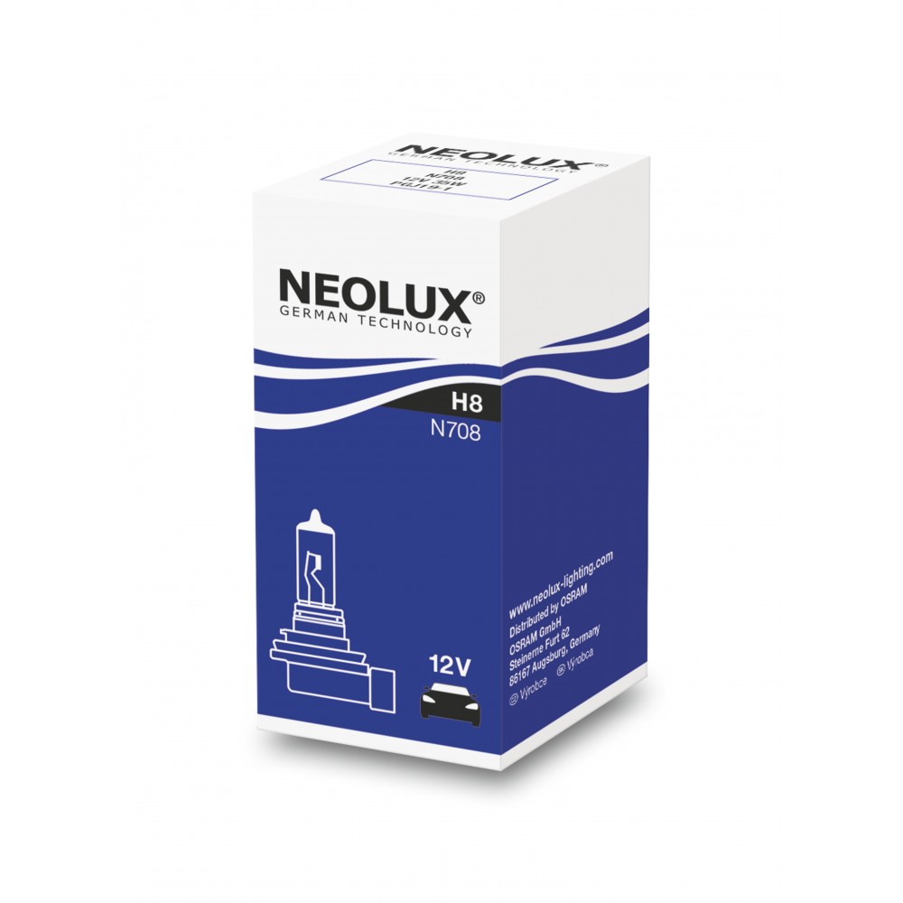 Image for Neolux N708 12v 35w H8 PGJ19-1 (708) Single box