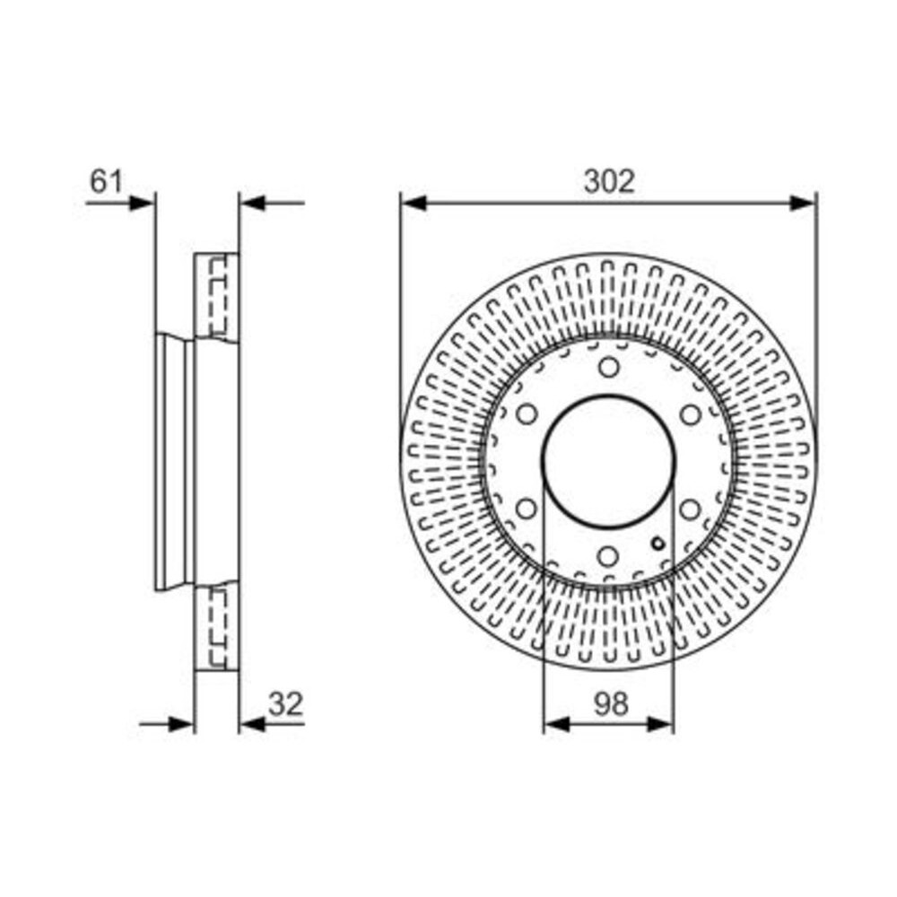 Image for Bosch Brake disc BD2266