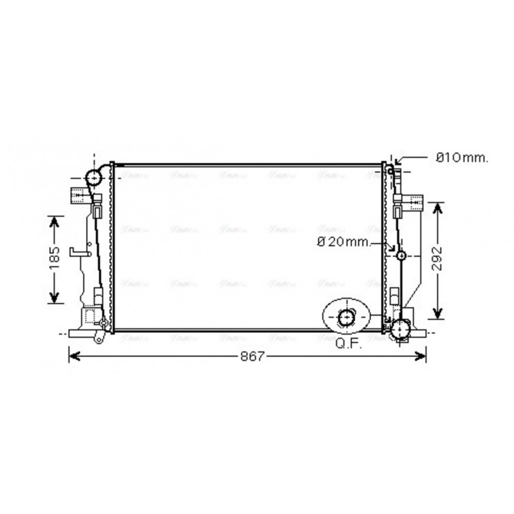 Image for AVA Cooling - Radiator