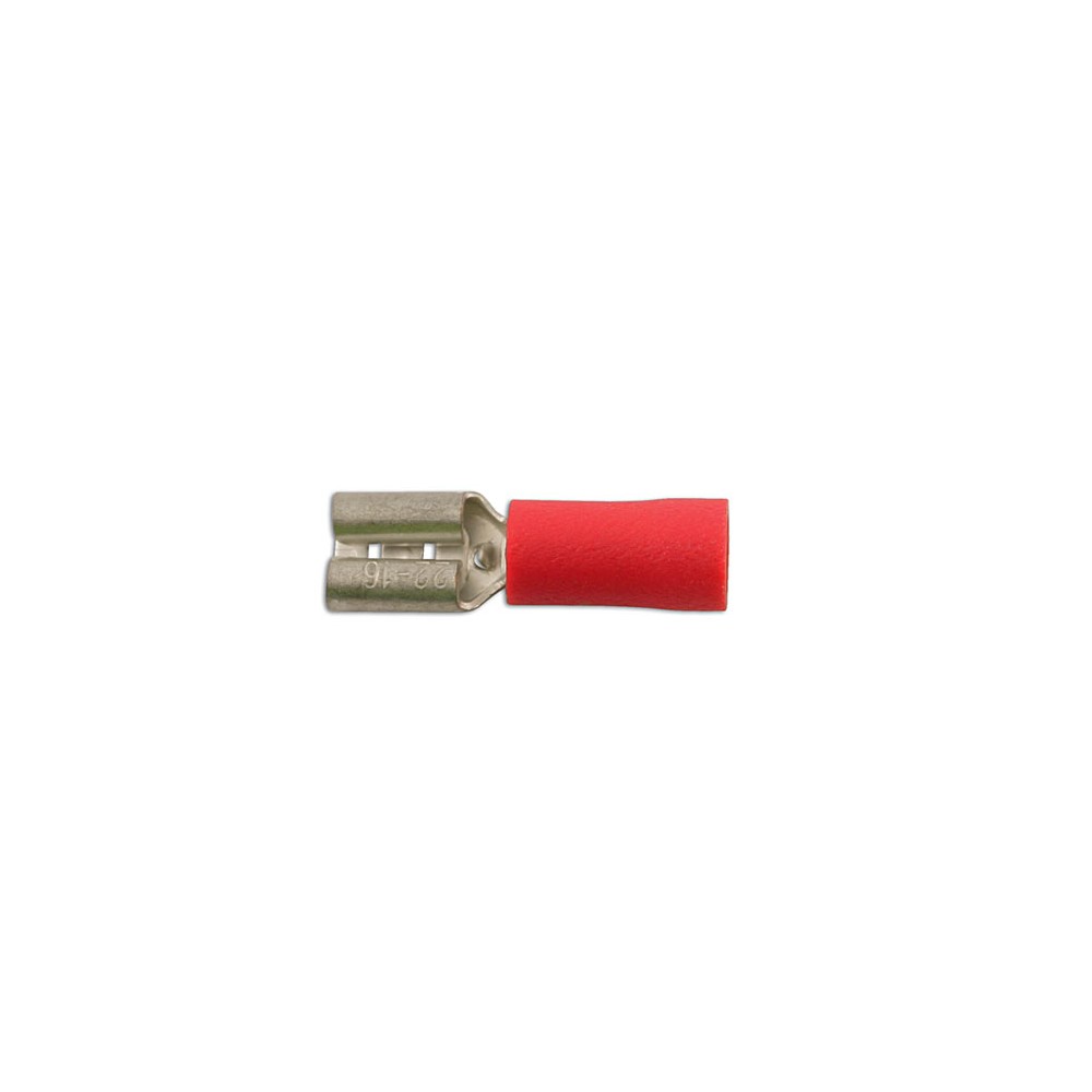 Image for Connect 30131 Red Female Push-On 4.8mm Pk 100