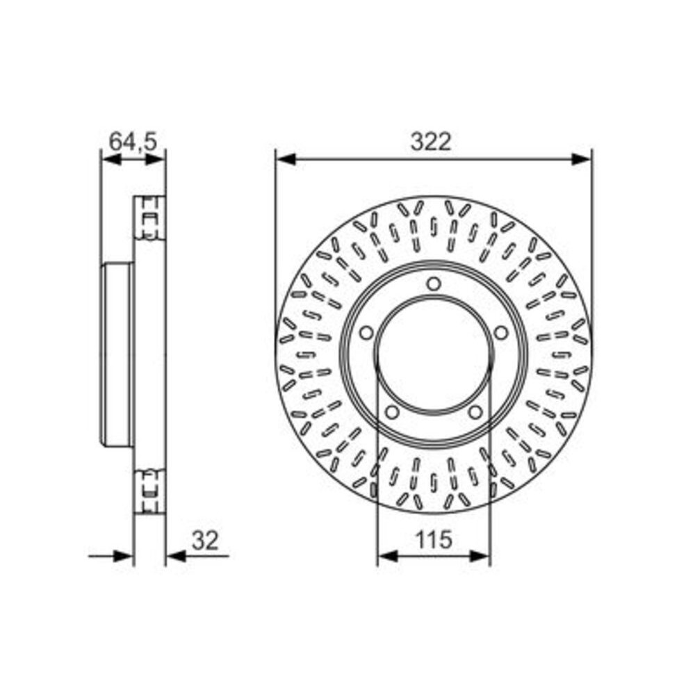 Image for Bosch Brake disc BD2135