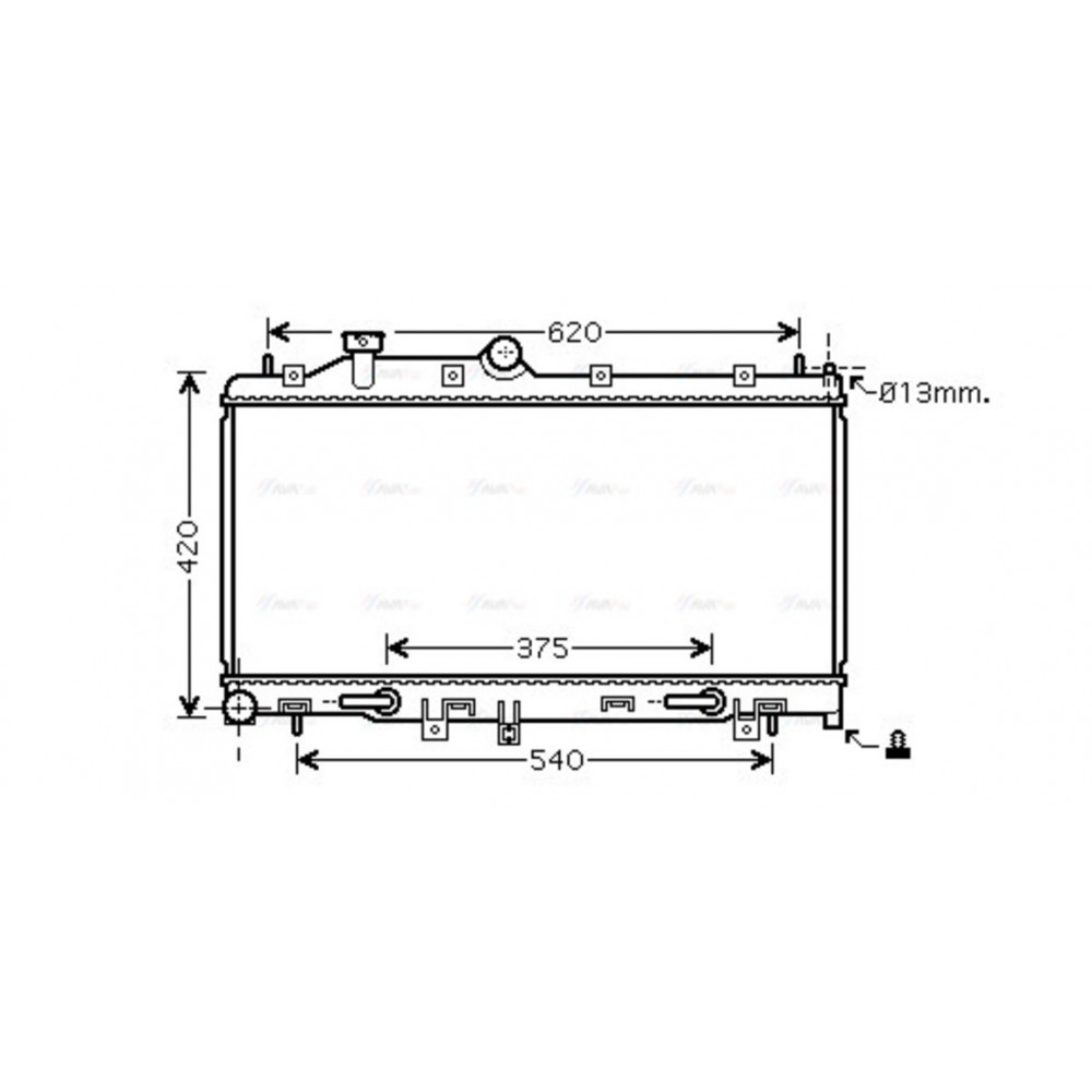 Image for AVA Cooling - Radiator