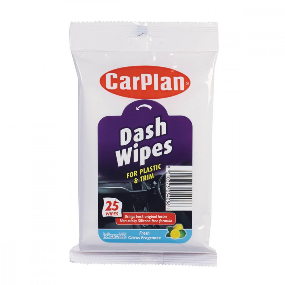 Image for CarPlan MDW020 Matt Dash Wipes Pouch 20s