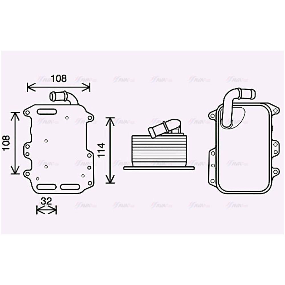 Image for AVA Cooling - Oil Cooler