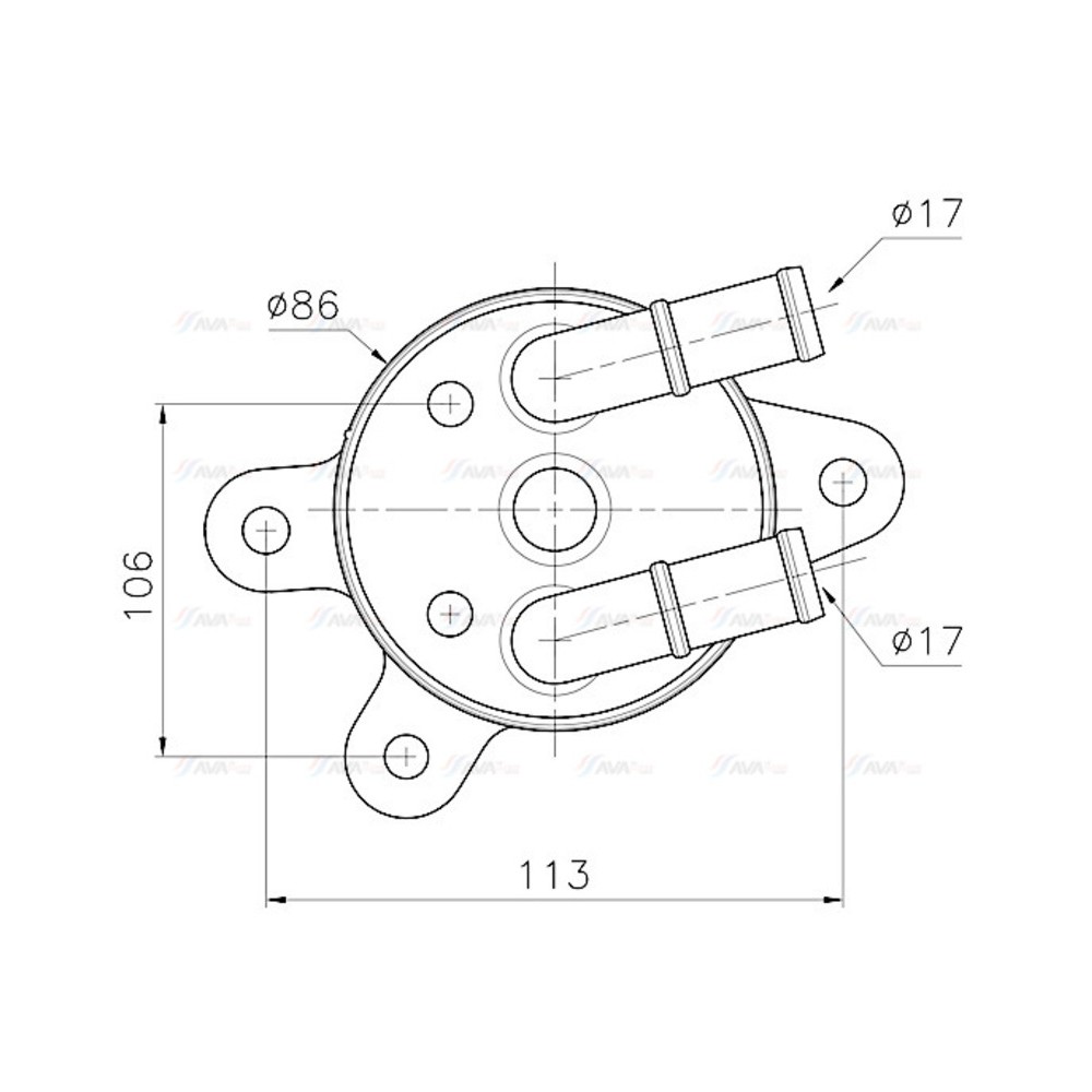 Image for AVA Cooling - Oil Cooler