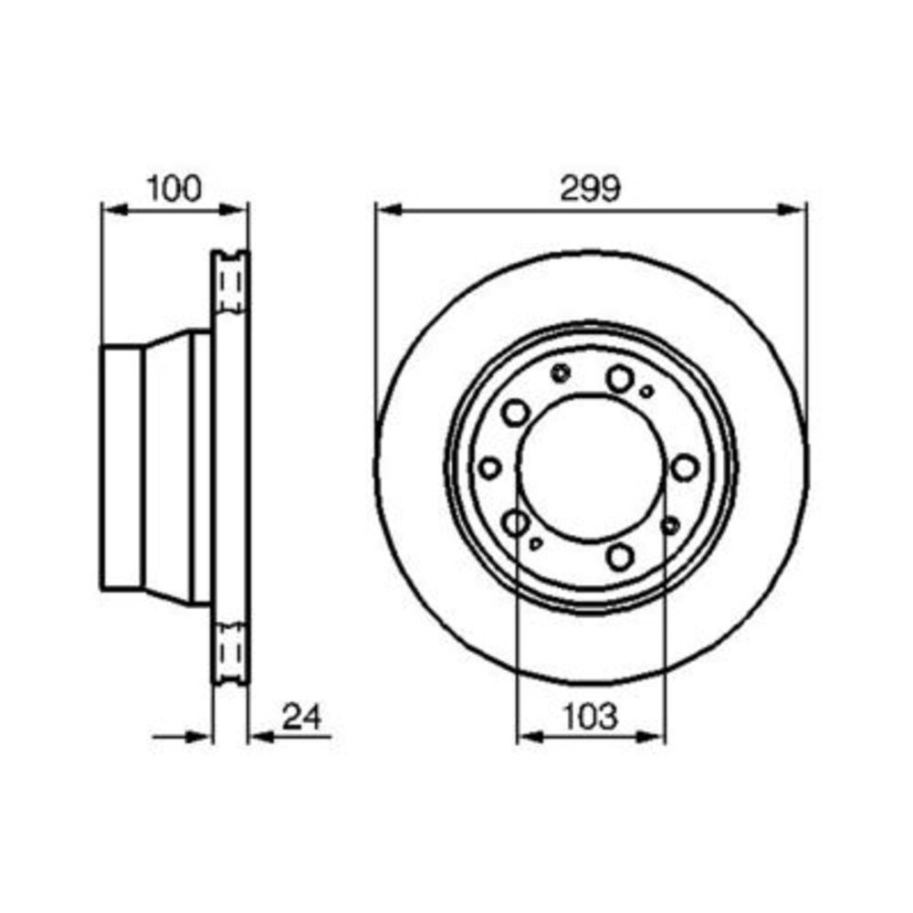 Image for Bosch Brake disc BD350