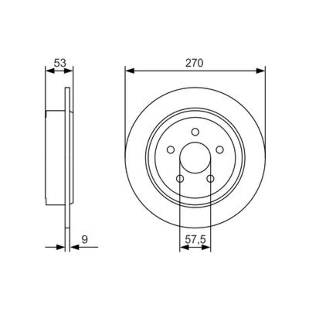 Image for Bosch Brake disc BD2139