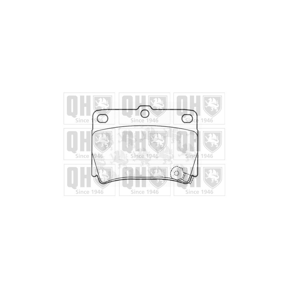 Image for QH BP1230 Brake Pad Set