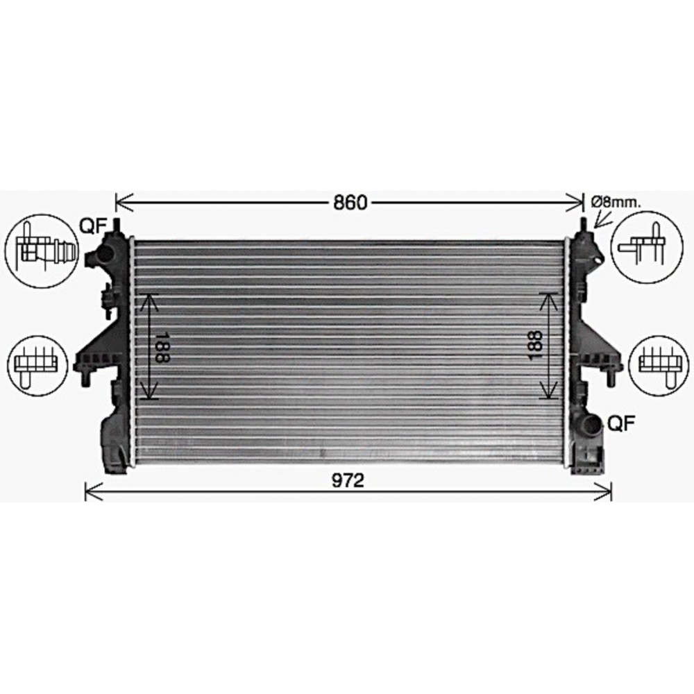 Image for AVA Cooling - Radiator