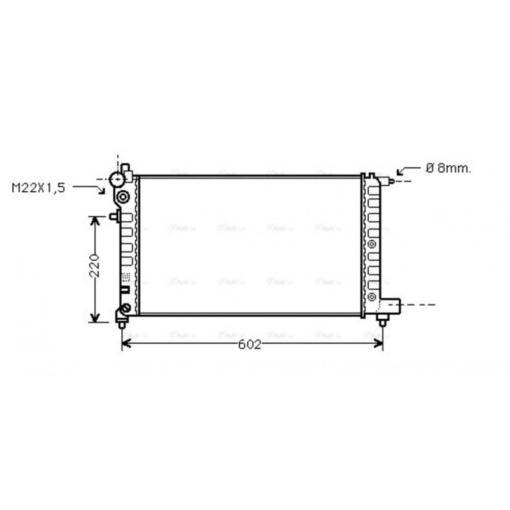 Image for AVA Cooling - Radiator