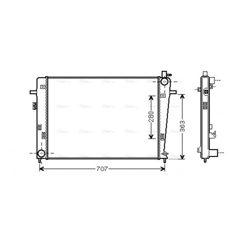 Image for AVA Cooling - Radiator