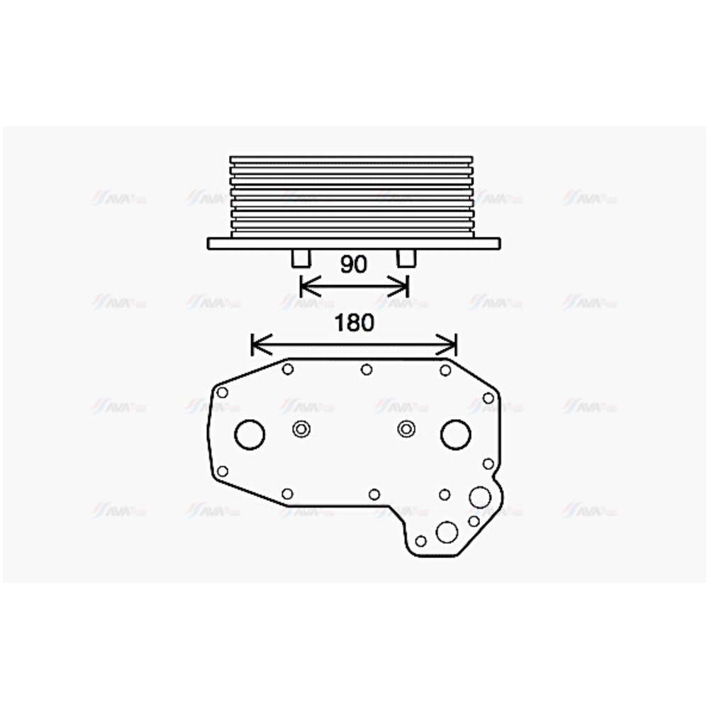 Image for AVA Cooling - Oil Cooler