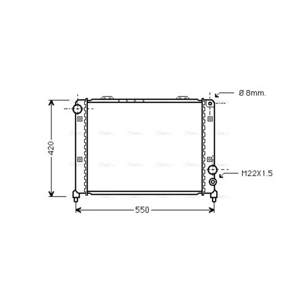 Image for AVA Cooling - Radiator