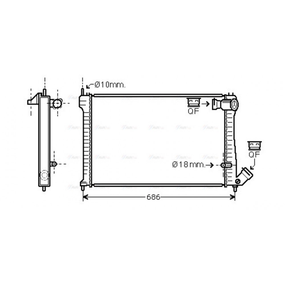 Image for AVA Cooling - Radiator