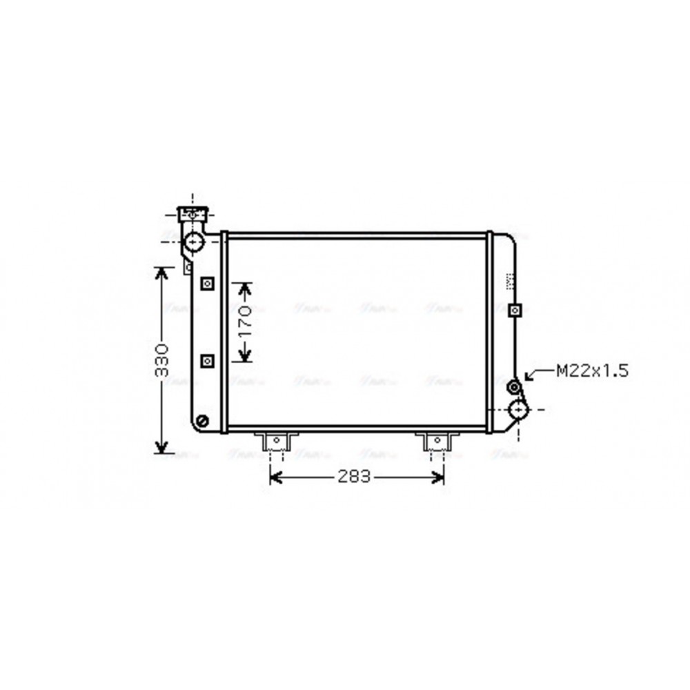 Image for AVA Cooling - Radiator