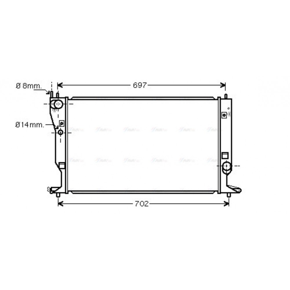 Image for AVA Cooling - Radiator