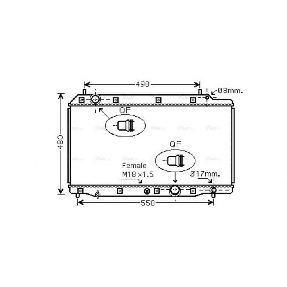 Image for AVA Cooling - Radiator