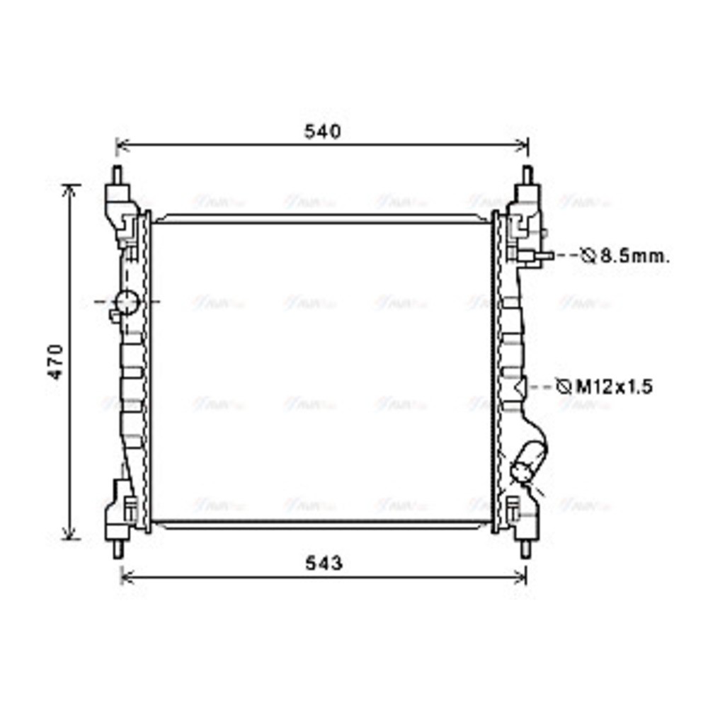 Image for AVA Cooling - Radiator