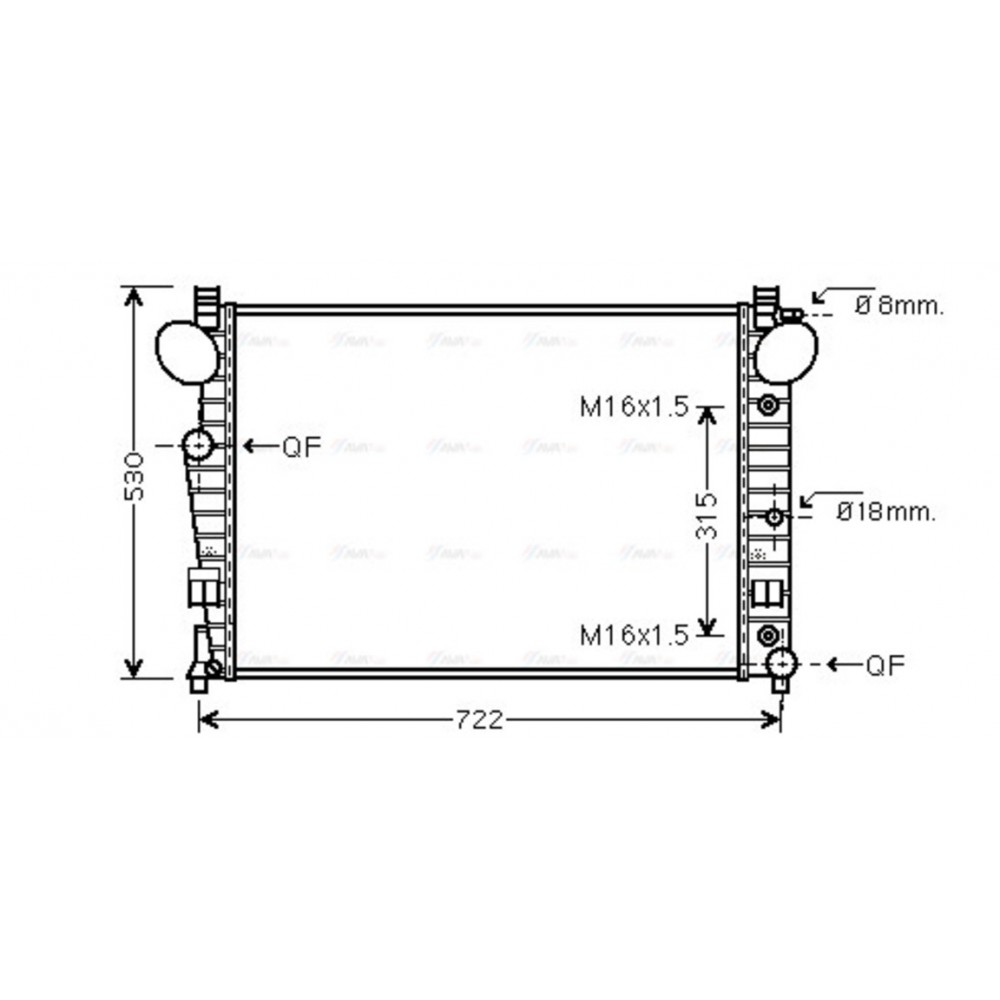 Image for AVA Cooling - Radiator