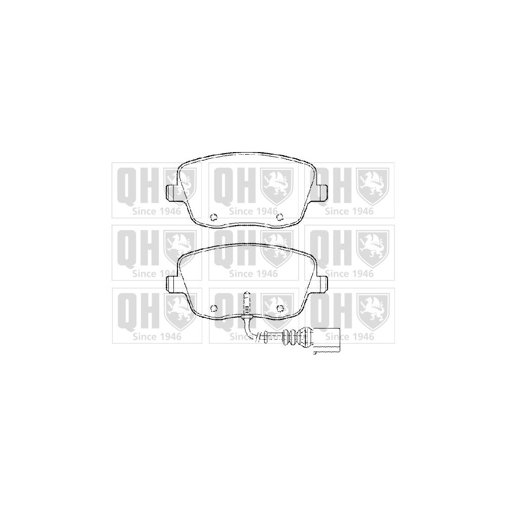 Image for QH BP1370 Brake Pad Set