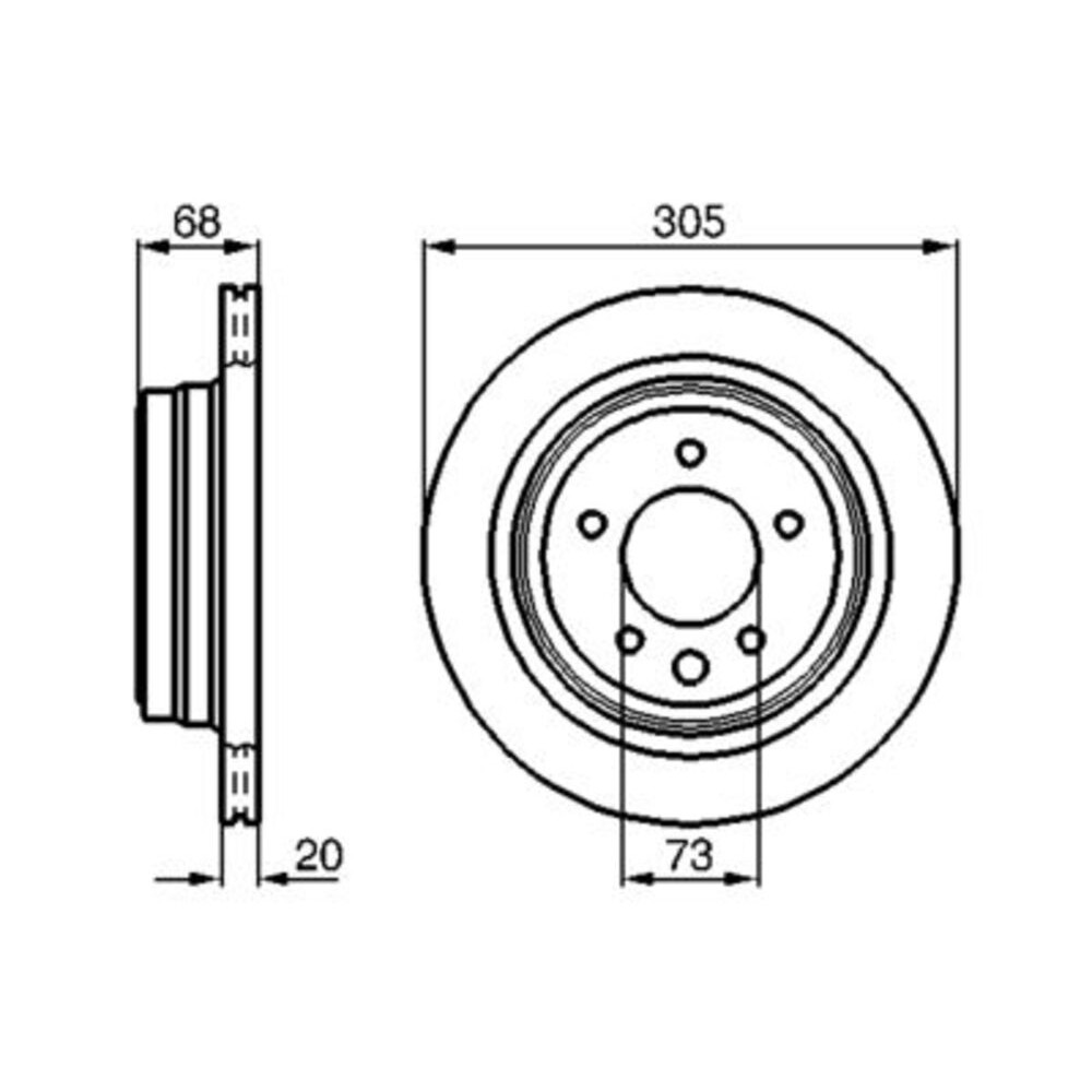 Image for Bosch Brake disc BD576