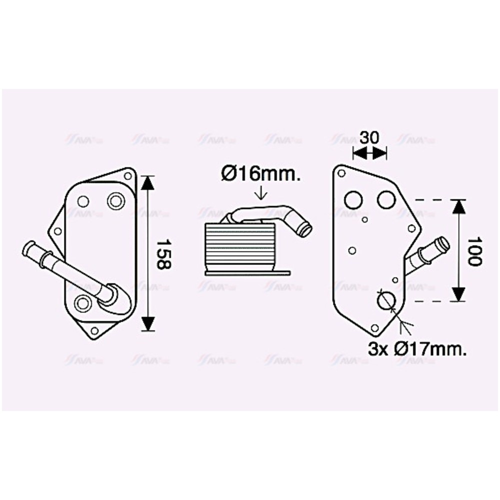 Image for AVA Cooling - Oil Cooler