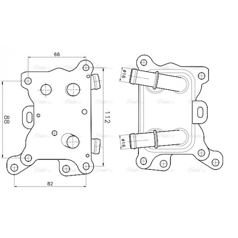 Image for AVA Cooling - Oil Cooler