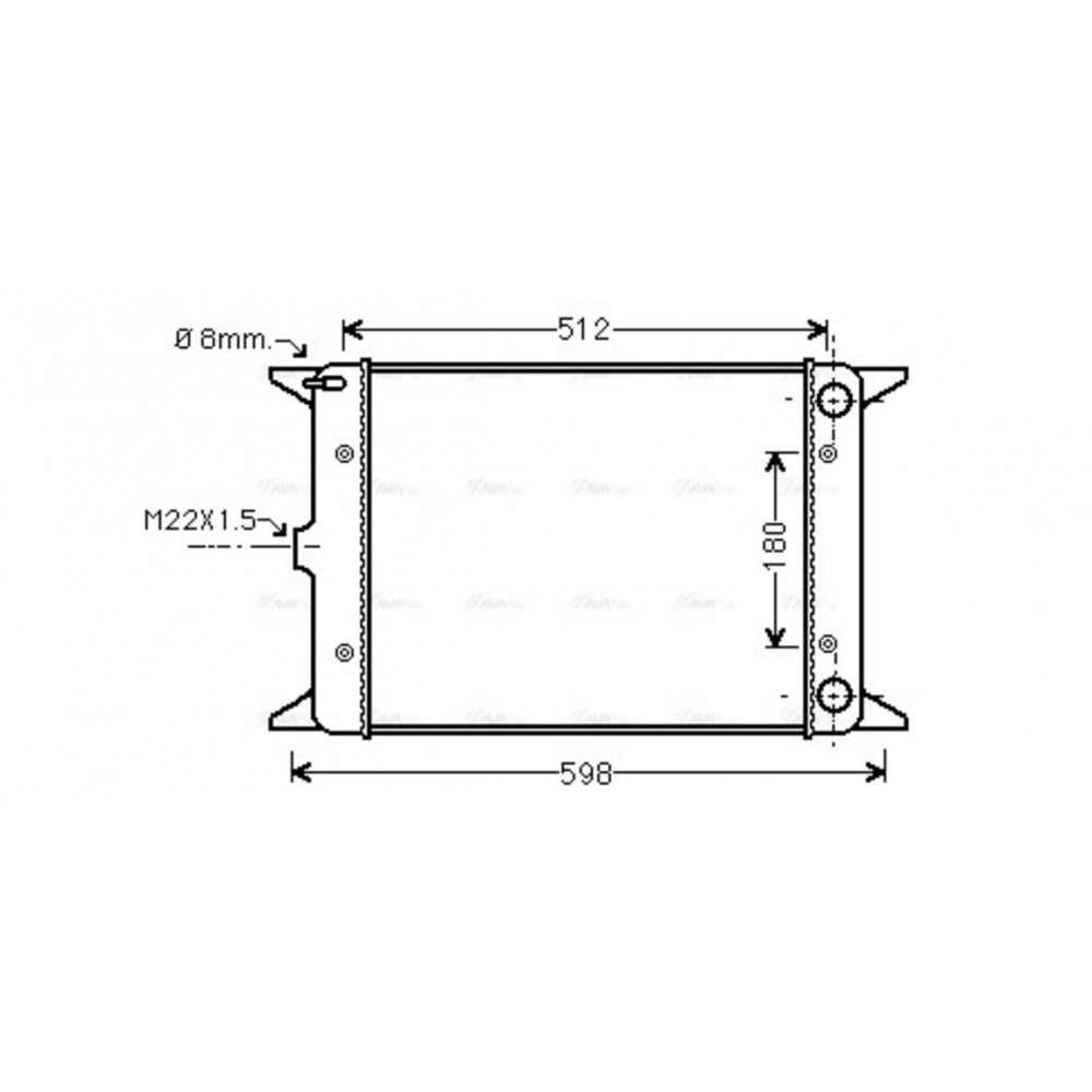 Image for AVA Cooling - Radiator