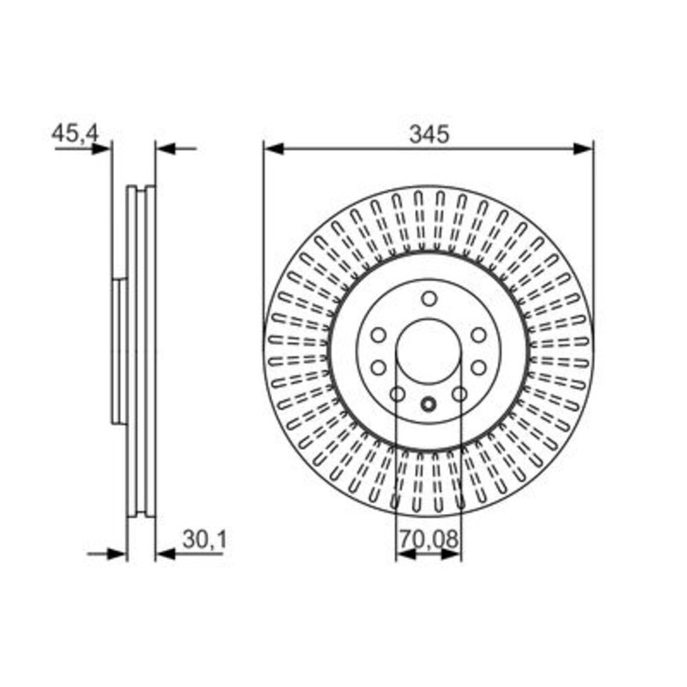 Image for Bosch Brake disc BD1711