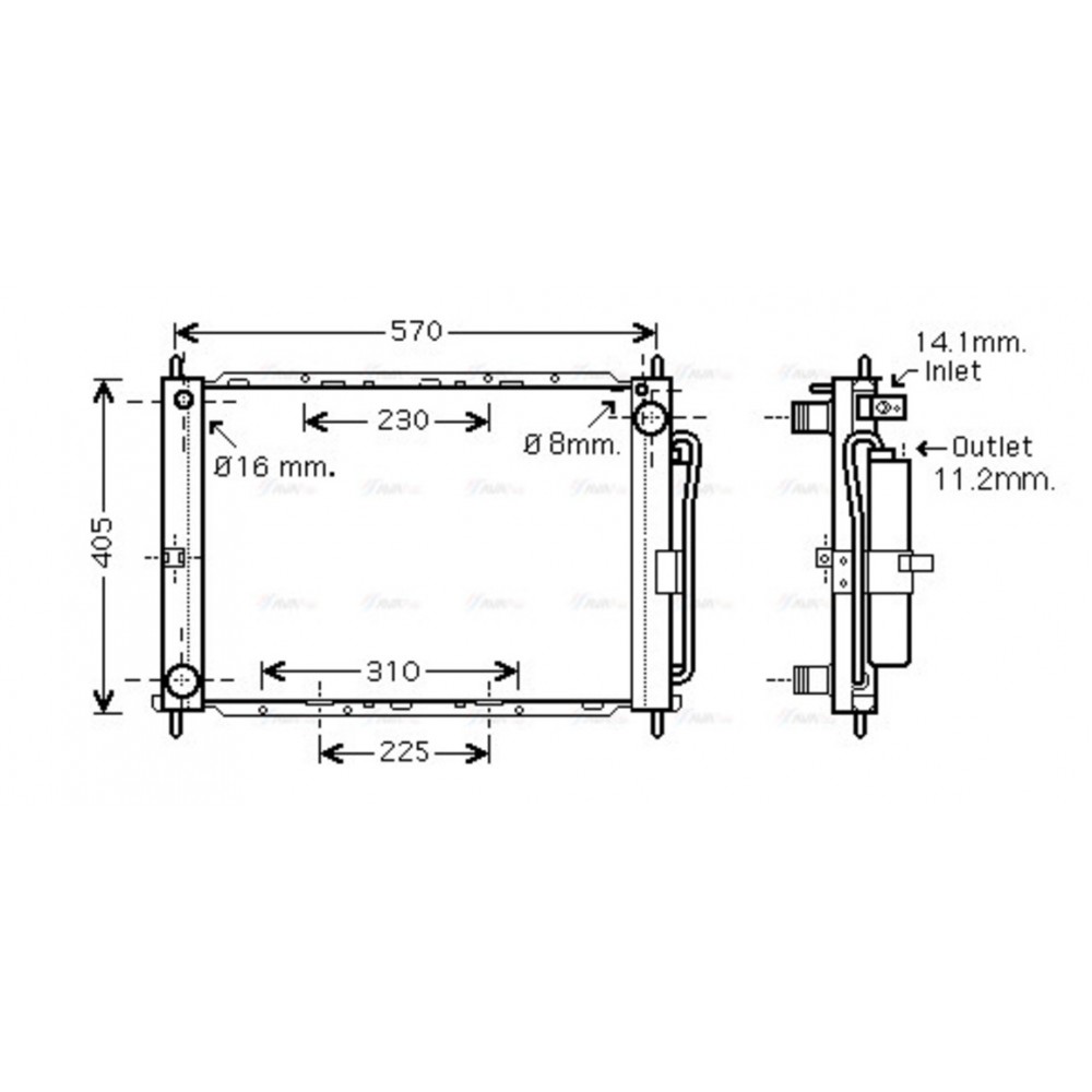 Image for AVA Cooling - Radiator