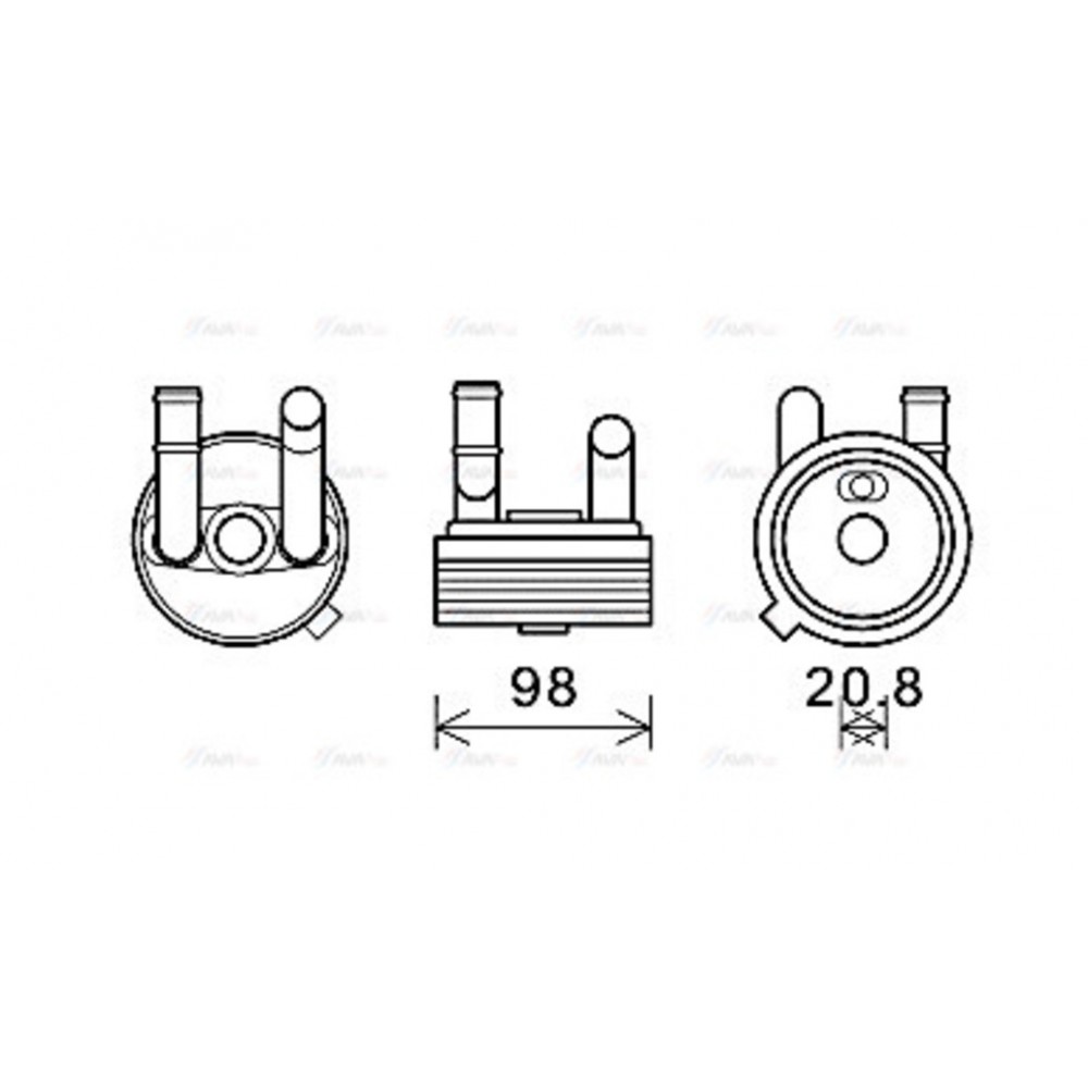 Image for AVA Cooling - Oil Cooler