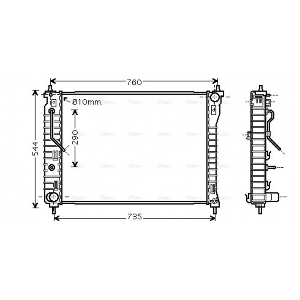 Image for AVA Cooling - Radiator