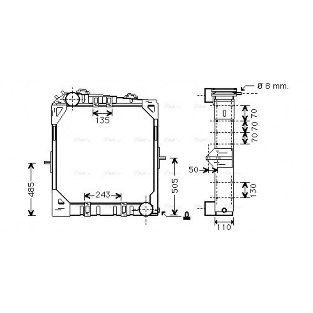 Image for AVA Cooling - Radiator