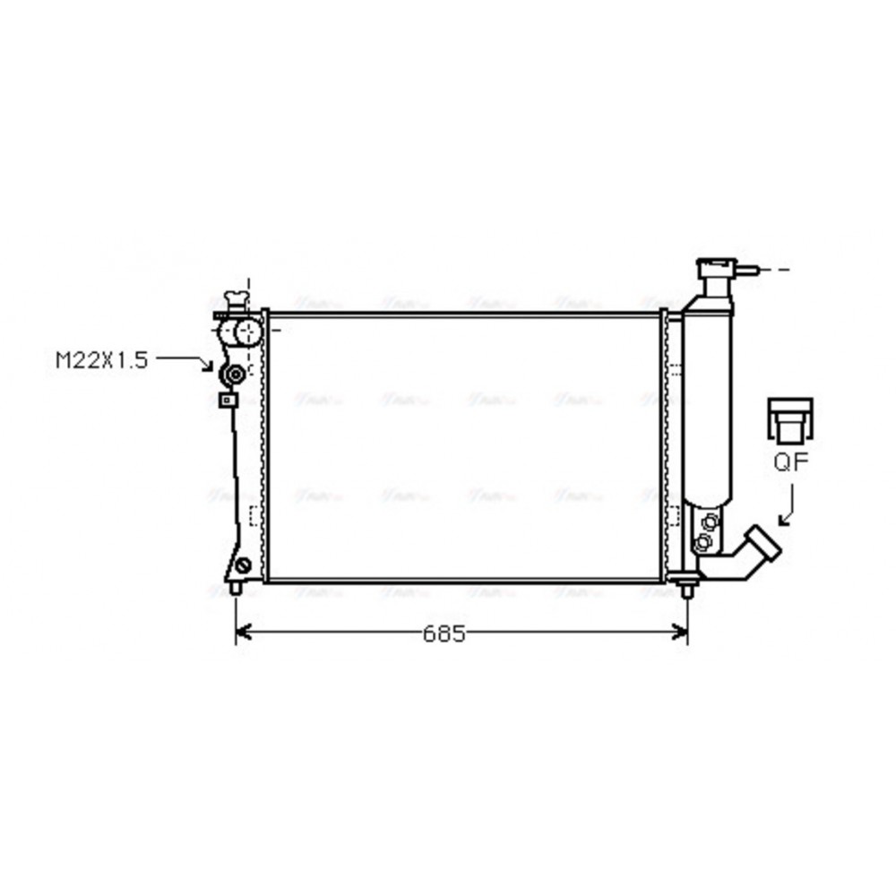 Image for AVA Cooling - Radiator